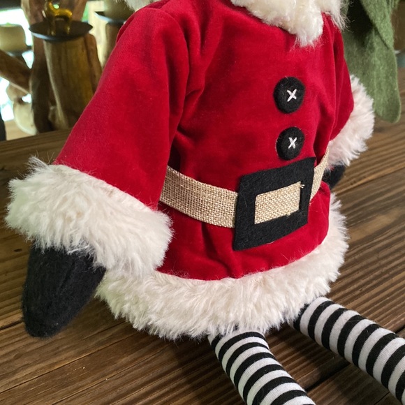 Pottery Barn Kids Felt Santa Claus Shelf Sitter with Felt Christmas Tree Set - Picture 4 of 16